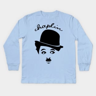 Silent Film Star Kids Long Sleeve T-Shirt